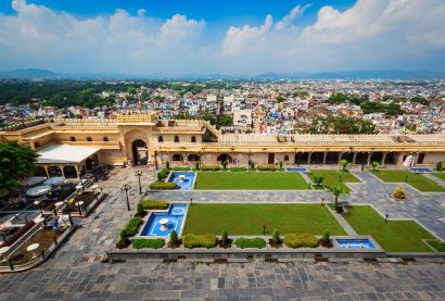 Courtyard View of Udaipur City Palace