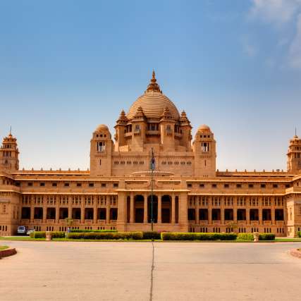 Royal Umaid Bhawan Palace captured during Marwar tour packages in Jodhpur
