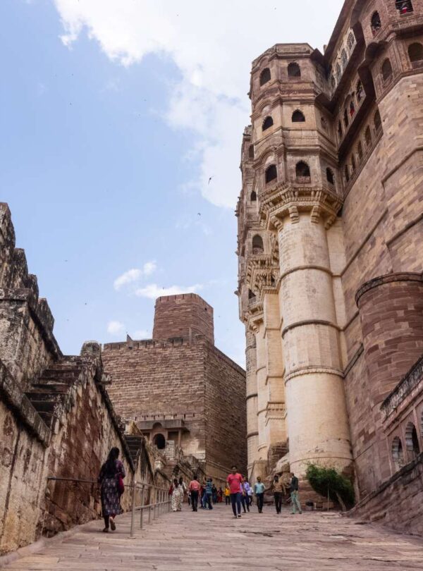 Glimpse of Mehrangarh Fort in Jodhpur during Rajasthan heritage tour